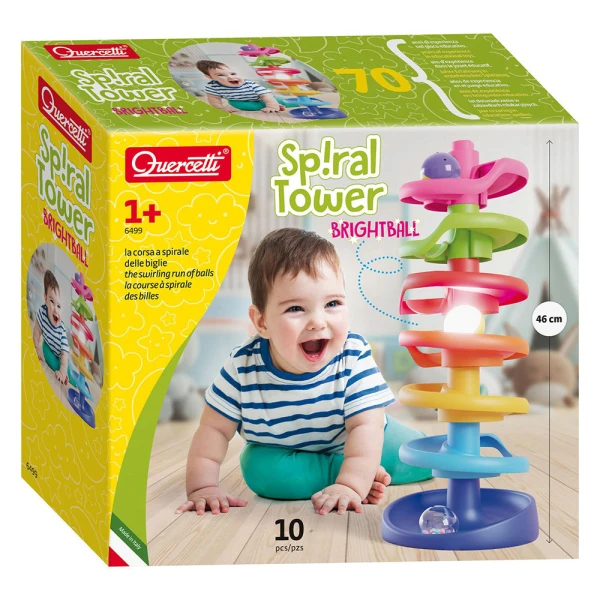 QUERCETTI SPIRAL TOWER 46 cm BRIGHTBALL 10 pcs