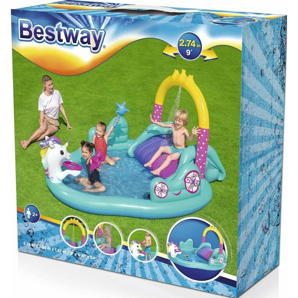 BESTWAY PLAY CENTER MAGICAL UNICORN 274X198X137 cm