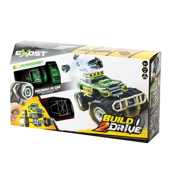 EXOST BUILD 2 DRIVE DELUXE SET (MIGHTY CRAWLER) REMOTE CONTROL & ASSEMBLED RACE CAR 