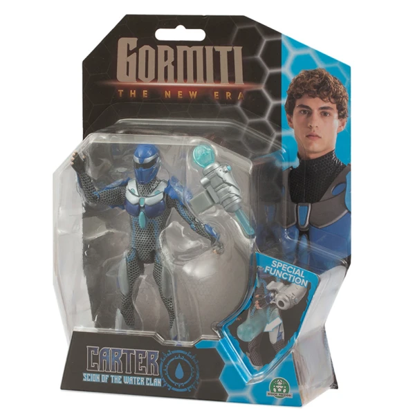 GORMITI THE NEW ERA - FIGURE SCION 15 cm CARTER WITH ACCESSORIES AND FEATURES