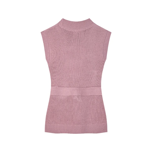 ENERGIERS GIRL\'S  SLEEVELESS SWEATER DUSTY LILAC