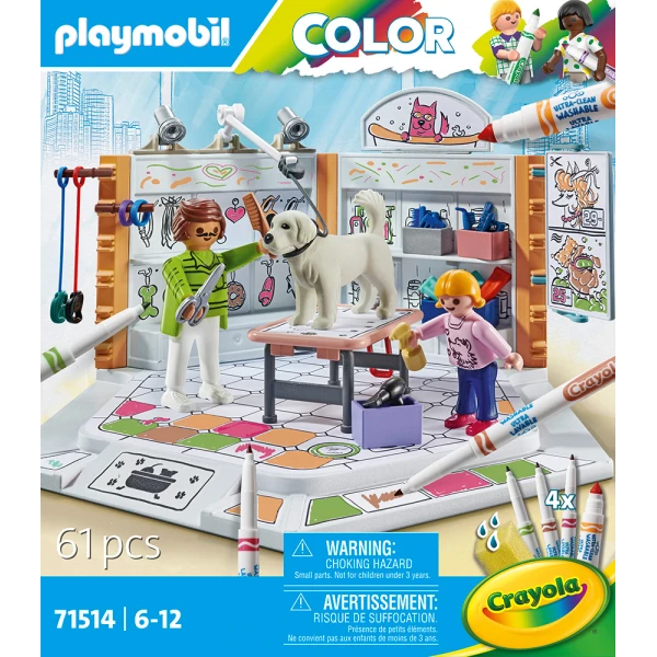 PLAYMOBIL COLOR DOGS SALON