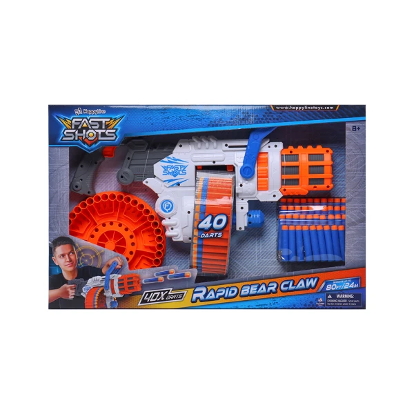 FAST SHOTS SONIC HULK RAIDER ΣΕΤ ΜΕ 40 ΑΦΡΩΔΗ ΒΕΛΑΚΙΑ ΚΑΙ 1 ΚΥΛΙΝΔΡΟ