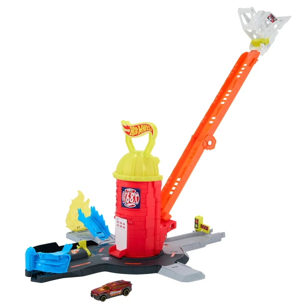 HOT WHEELS CITY SUPER FIRE STATION RESCUE