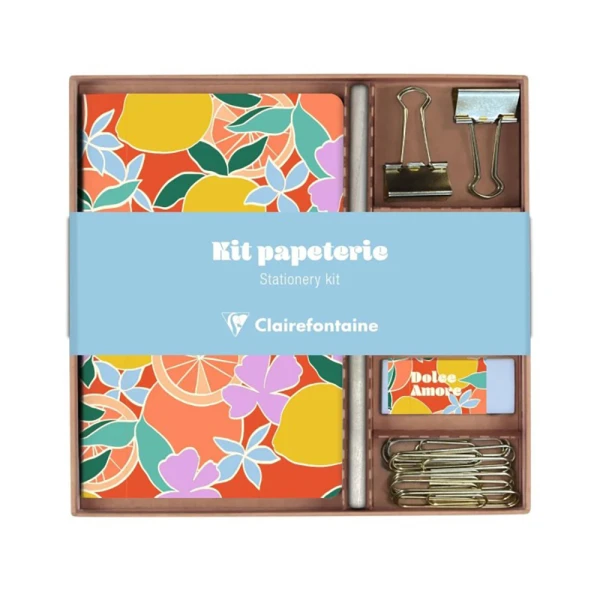 D. AMORE GIFT STATIONERY SET WITH NOTEBOOK 11×17 cm.
