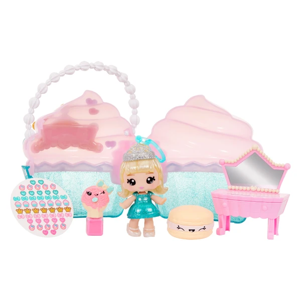 YUMMILAND PLAYSET LIPGLOSS DOLL CUPCAKE BEAUTY BAG