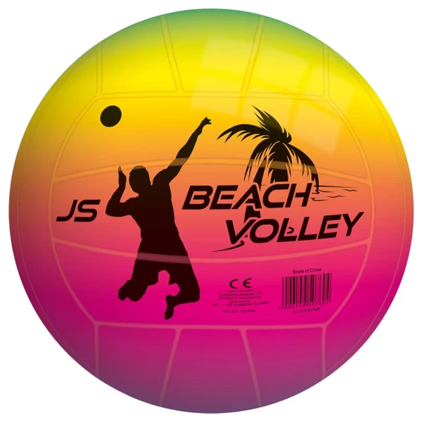 PLASTIC VOLLEY BALL 220 mm RAINBOW