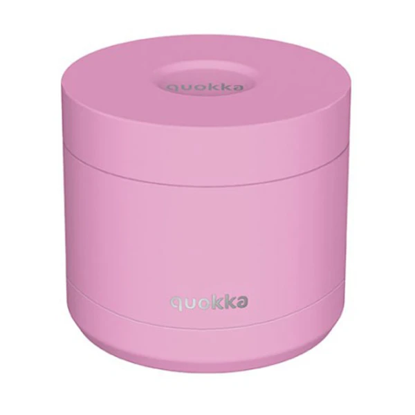 QUOKKA THERMAL STAINLESS STEEL FOOD JAR 600ml WHIM BLOSSOM PINK