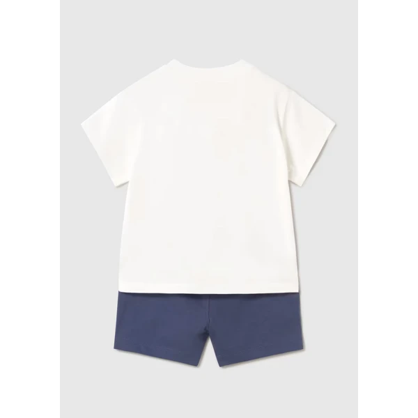 MAYORAL SET COTTON JERSEY PLAY DARK BLUE