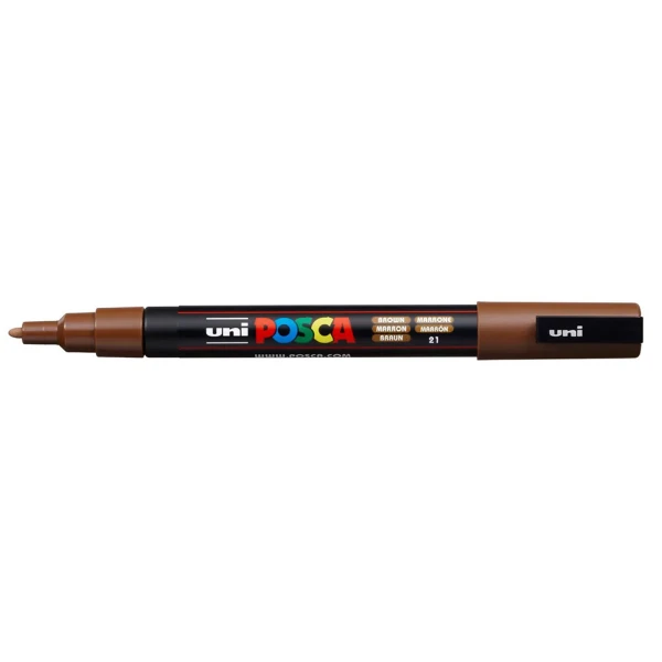 POSCA ΜΑΡΚΑΔΟΡΟΣ PC-3M 0.9-1.3mm - ΚΑΦΕ