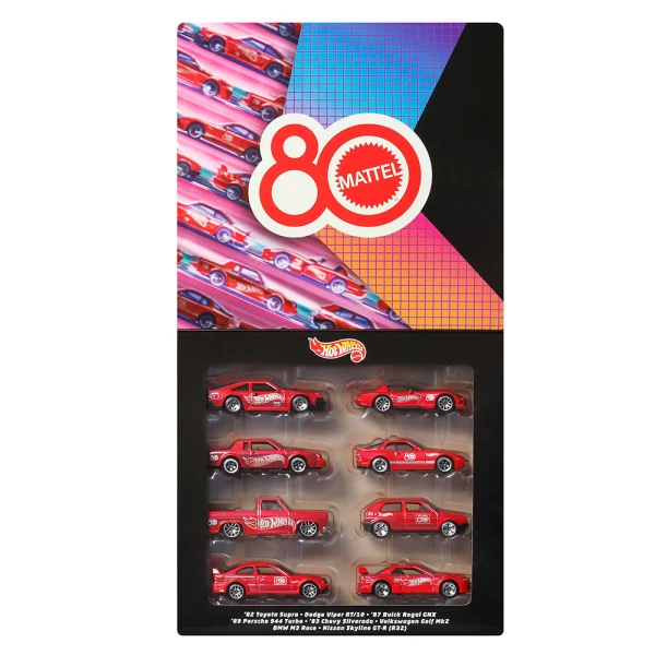 HOT WHEELS ΑΥΤΟΚΙΝΗΤΑΚΙΑ MATTEL 80 ΧΡΟΝΙΑ - ΣΕΤ ΤΩΝ 8