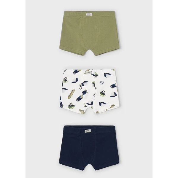 MAYORAL SET 3 BOXERS PISTACHIO 