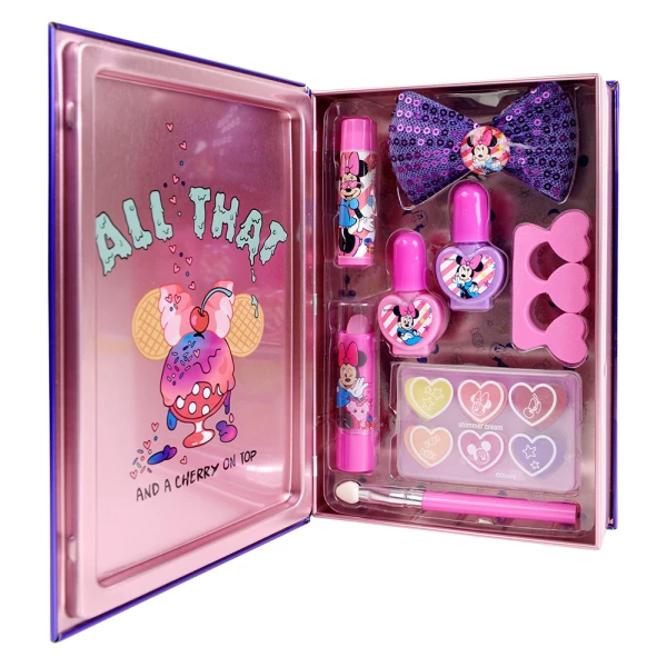 MARKWINS DISNEY MINNIE DELICIOUS BOOK WITH COSMETICS