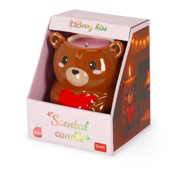 LEGAMI SCENTED CANDLE LOVE IS IN THE AIR - TEDDY BEAR