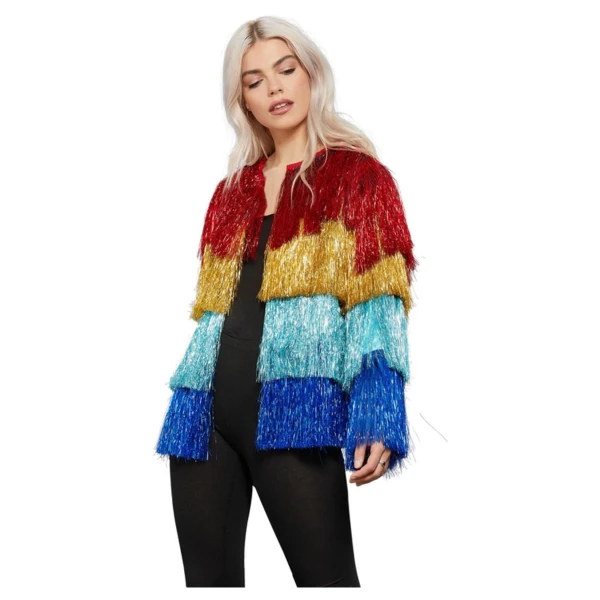 ΑΠΟΚΡΙΑΤΙΚΗ ΣΤΟΛΗ TINSER FESTIVAL JACKET ΠΟΛΥΧΡΩΜΟ