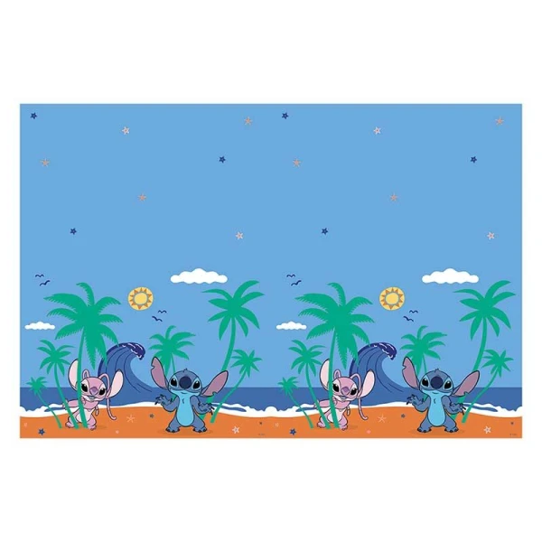 FSC PLASTIC TABLECOVER 120X180 cm STITCH