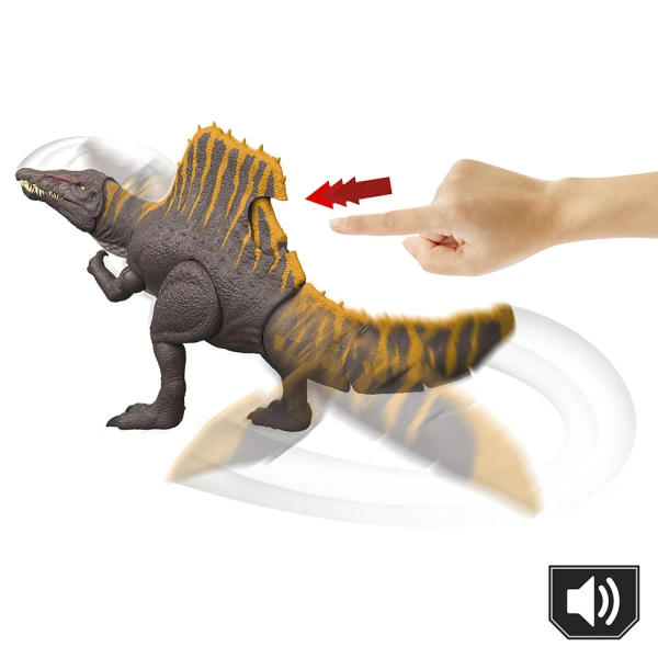 JURASSIC WORLD REBIRTH - SPINOSAURUS WITH 2 ATTACJ MOVES AND SOUNDS