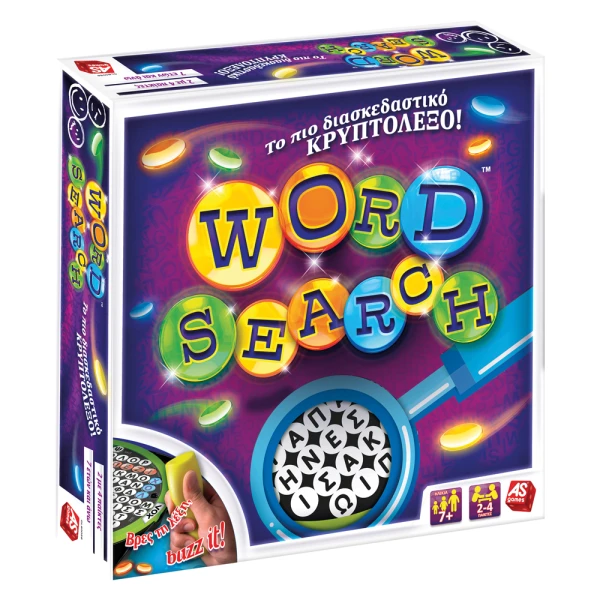 AS GAMES ΕΠΙΤΡΑΠΕΖΙΟ ΠΑΙΧΝΙΔΙ WORDSEARCH ΓΙΑ ΗΛΙΚΙΕΣ 7+ ΧΡΟΝΩΝ ΚΑΙ 2-4 ΠΑΙΚΤΕΣ