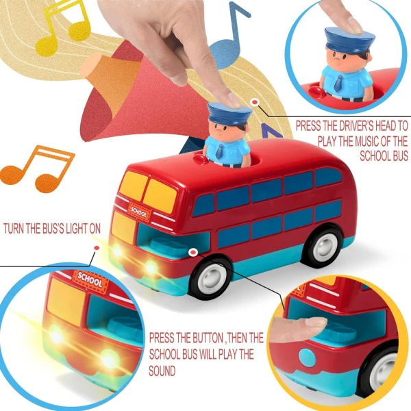 BABY REMOTE CONTROL RED BUS 27MHz