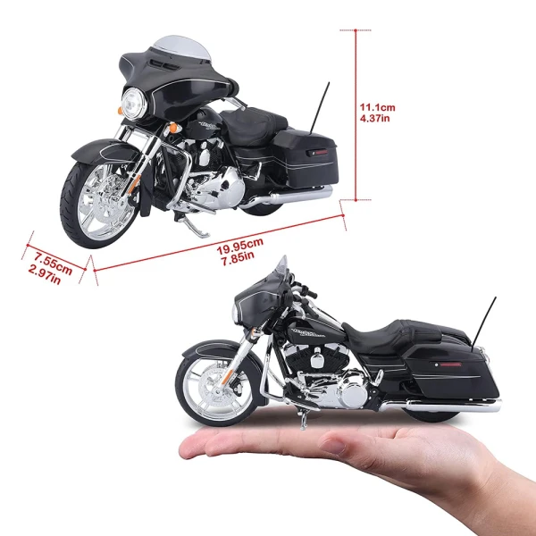 MAISTO 1:12 H-D MOTORCYCLES 2015 STREET GLIDE SPECIAL BLACK