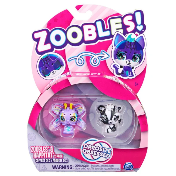 ZOOBLES ΖΩΑΚΙΑ ΣΕΤ ΤΩΝ 2