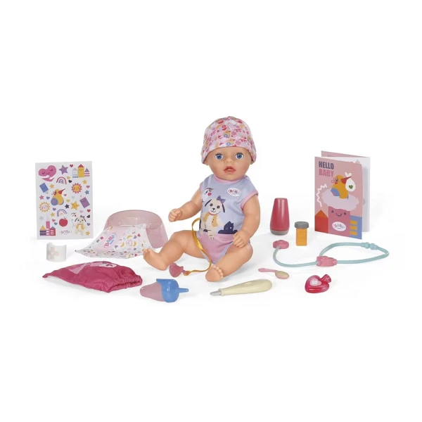 ZAPF CREATION BABY BORN LENA ΚΟΥΚΛΑ ΓΙΑΤΡΟΣ 36 cm 