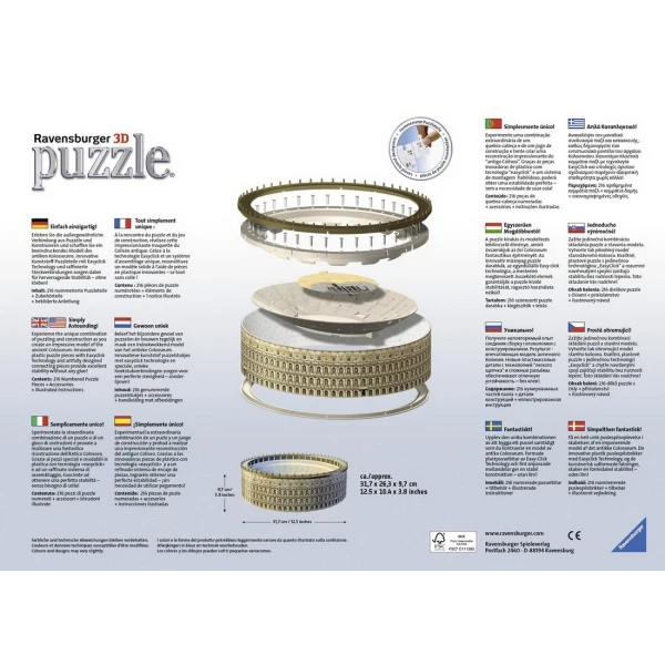 RAVENSBURGER 3D ΠΑΖΛ MAXI ΚΟΛΟΣΣΑΙΟ 12578