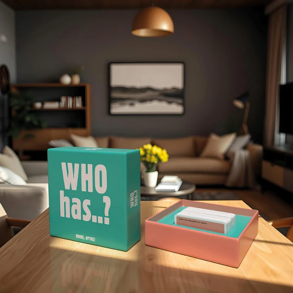 AS GAMES BOARD GAME GIFT GAMES WHO HAS? FOR AGES 15+ AND 3-6 PLAYERS