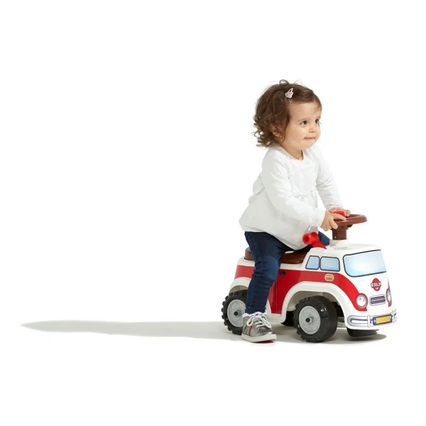 BABY FALK VINTAGE MINIVAN RIDE-ON WITH OPENING SEAT