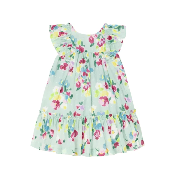 MAYORAL DRESS PRINT LIGHT BLUE
