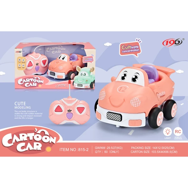 REMOTE CONTROL PINK BABY CAR 27MHz