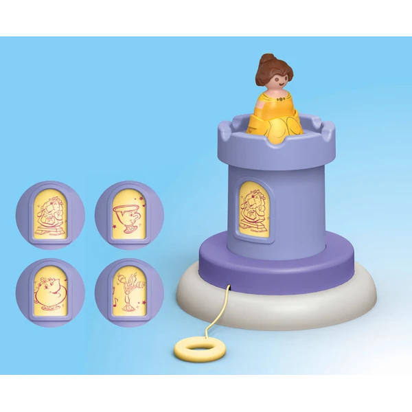 PLAYMOBIL JUNIOR & DISNEY BELL\'S PLAY TOWER WITH SOUND