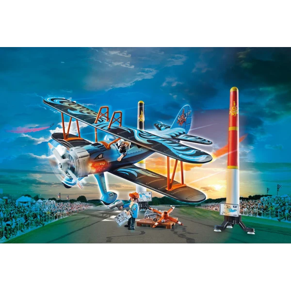 PLAYMOBIL AIR STUNT SHOW ΔΙΠΛΑΝΟ ΦΟΙΝΙΚΑΣ
