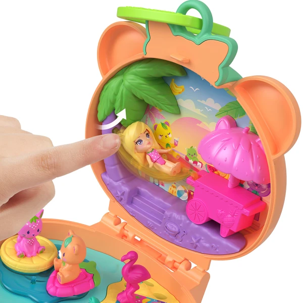 POLLY POCKET MINI PLUSH TEDDY BEAR