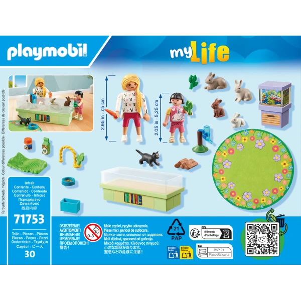 PLAYMOBIL MY LIFE STARTER PACK RABBIT FAMILY