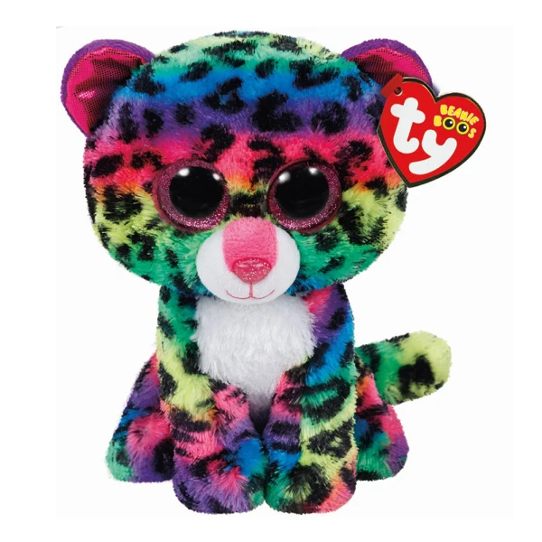 TY BEANIE BOOS ΧΝΟΥΔΩΤΗ ΠΟΛΥΧΡΩΜΗ ΛΕΟΠΑΡΔΑΛΗ 15 εκ. 