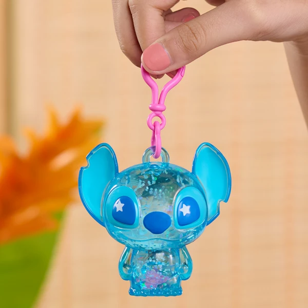 STITCH FIGURE KEYCHAIN 5 cm WITH GLITTER IN BAG