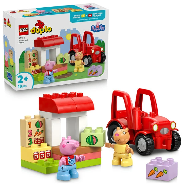 LEGO® DUPLO® ΠΕΠΠΑ ΤΟ ΓΟΥΡΟΥΝΑΚΙ - ΤΡΑΚΤΕΡ ΚΑΙ ΑΓΟΡΑ