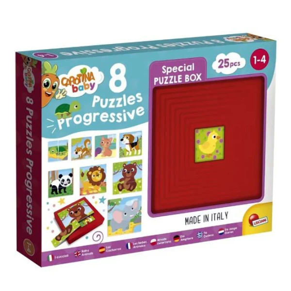 CAROTINA BABY 8 PROGRESSIVE PUZZLES