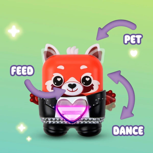 NANO-MALS ELECTRONIC FIDGET PET - PAMANDA THE RED PANDA