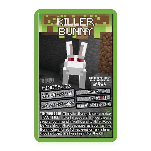 WINNING MOVES ΠΑΙΧΝΙΔΙ ΚΑΡΤΩΝ TOP TRUMPS SPECIALS - THE INDEPENDENT AND UNOFFICIAL GUIDE TO MINECRAFT - ΑΓΓΛΙΚΗ ΕΚΔΟΣΗ