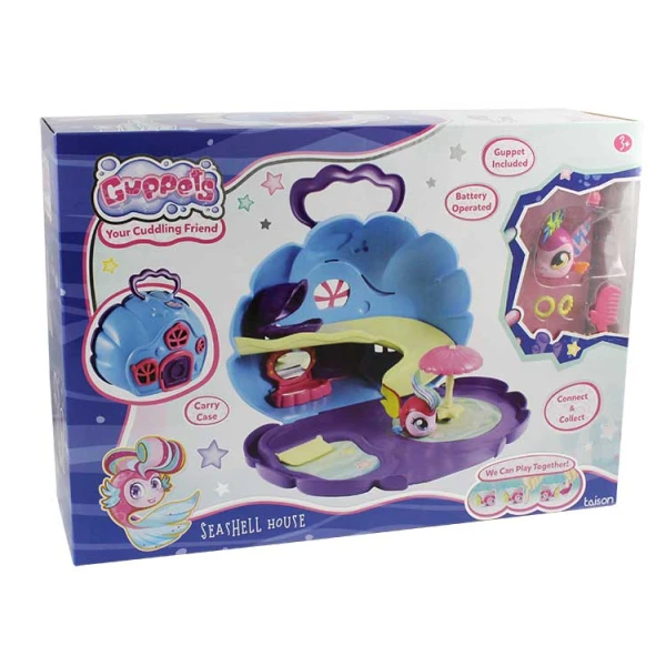 GUPPETS SHELL HOUSE PLAYSET & ACCESSORIES