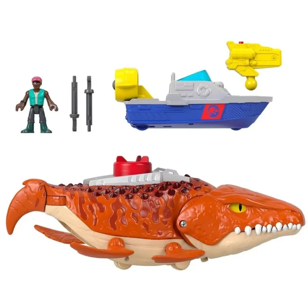 IMAGINEXT JURASSIC WORLD REBIRTH AQUACHOMP CHASE MOSASAURUS
