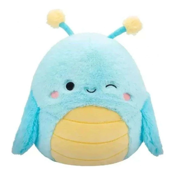 SQUISHMALLOWS FUZZAMALLOW PLUSH 30.5 cm W6 - GILES THE BLUE GRASSHOPPER