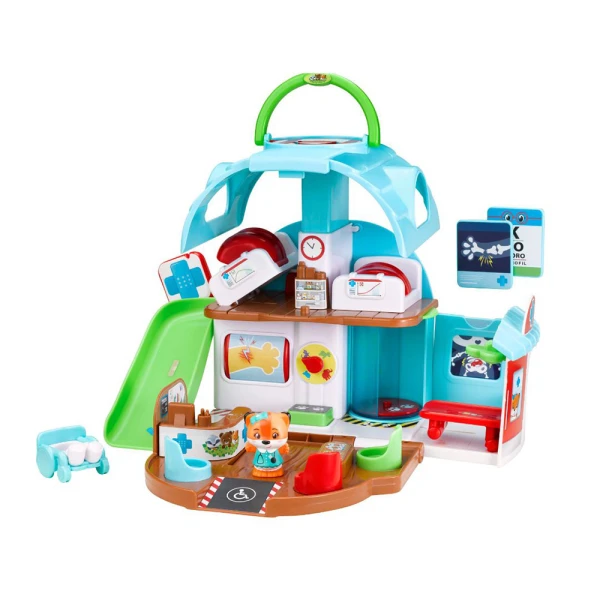 KLOROFIL EDUCATIONAL TOY CARE CENTER WITH 1 CHARACTER & ACCESSORIES