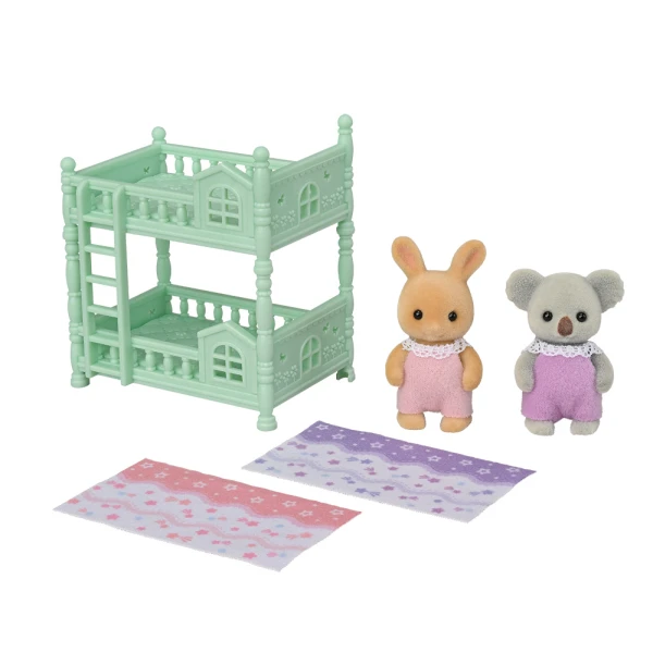 THE SYLVANIAN FAMILIES SUNNY RABBIT BABY\'S BUNK SET