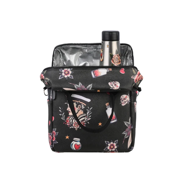 ESTIA HOME ART LUNCH BAG 7L - OLD SCHOOL INK