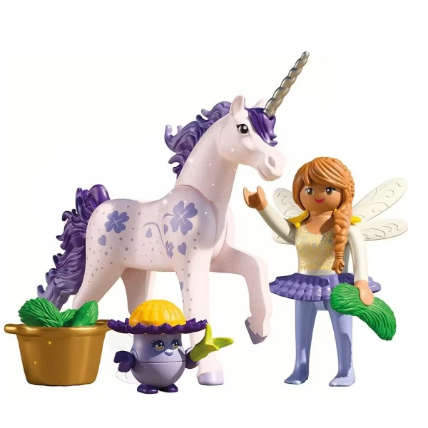 PLAYMOBIL UNICORN WITH PURPLE MANE