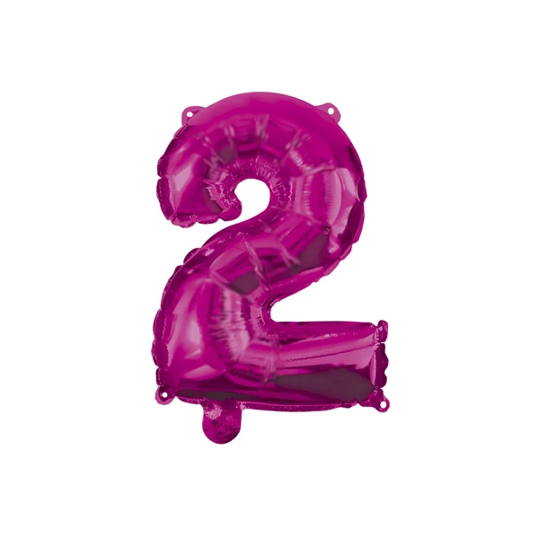 BALLOON HOT PINK FOIL 95 cm No 2