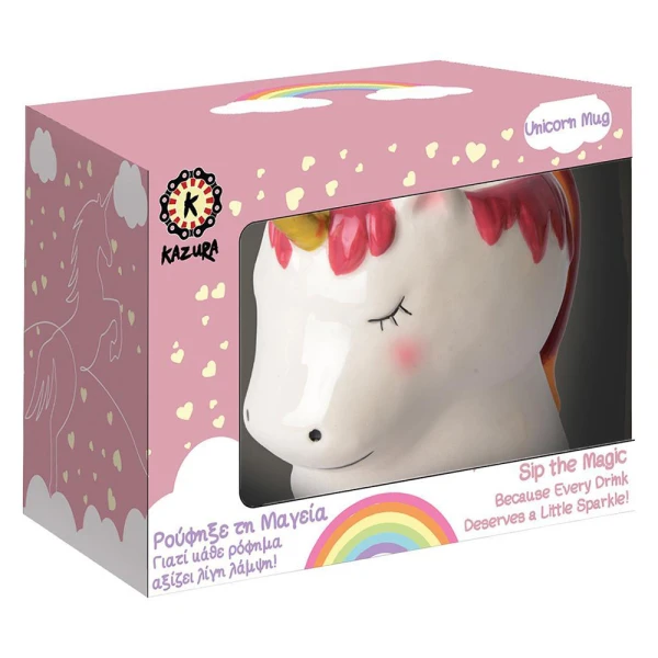 CERAMIC MUG 485ml KAZURA UNICORN